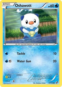 Oshawott (27) - Black and White (BLW)