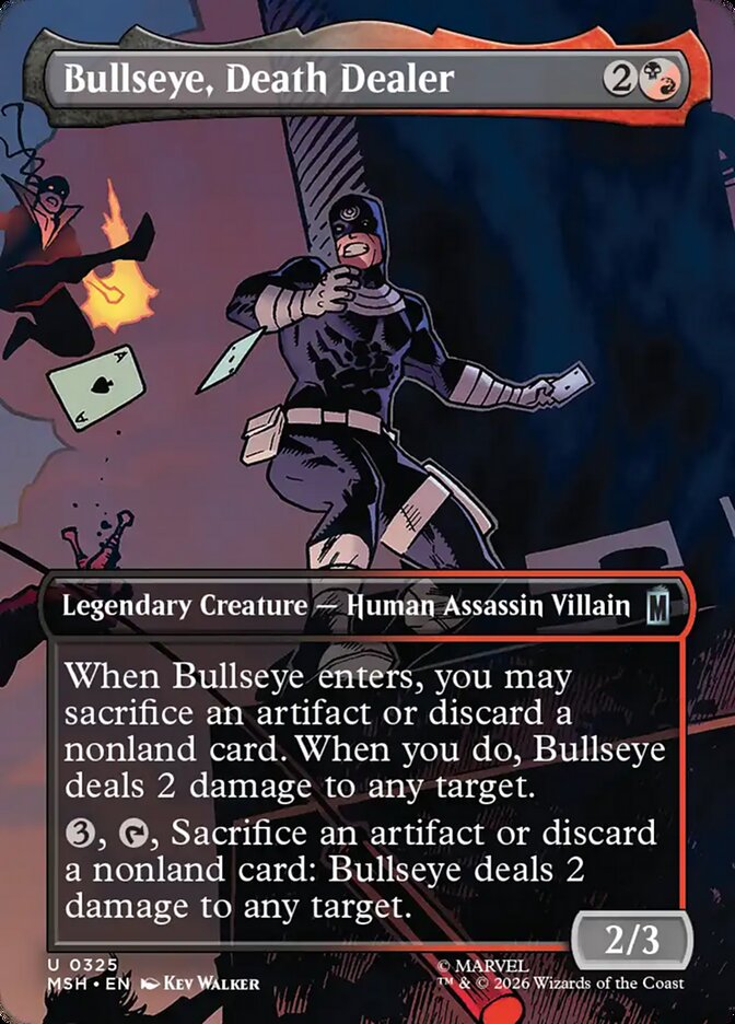 Bullseye, Death Dealer (325) - Marvel Super Heroes (MSH)