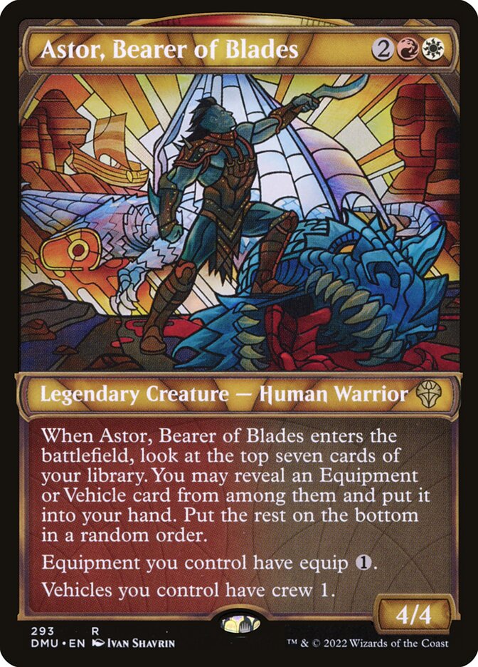Astor, Bearer of Blades (293) - Dominaria United (DMU)