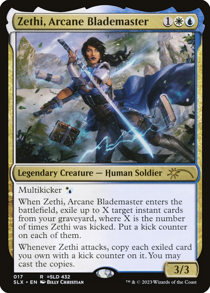Zethi, Arcane Blademaster (17) - Universes Within (SLX)