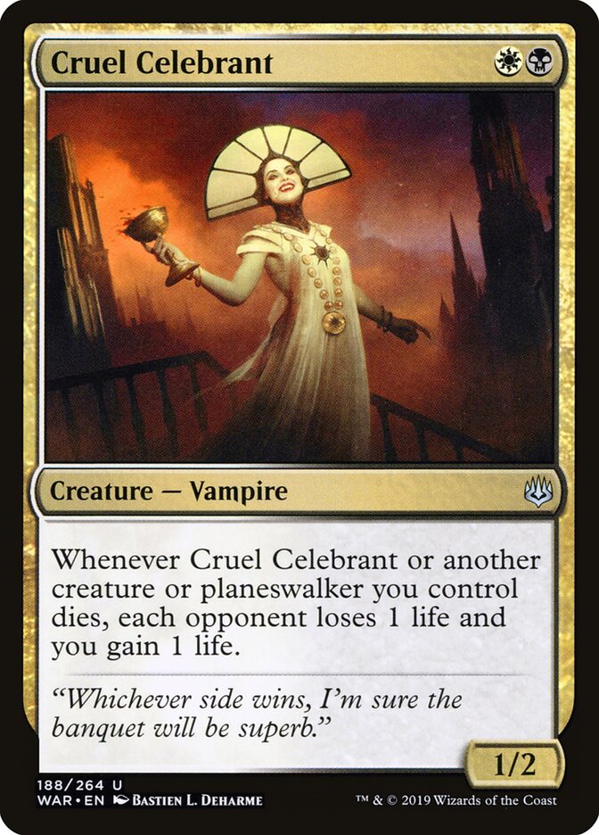 Cruel Celebrant (188) - War of the Spark (WAR)