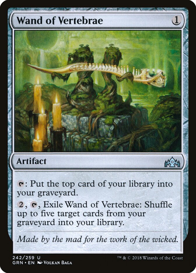 Wand of Vertebrae (242) - Guilds of Ravnica (GRN)