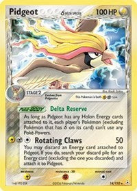 Pidgeot Delta Species (14) - EX Holon Phantoms (HP)