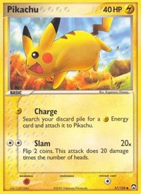 Pikachu (57) - EX Power Keepers (PK)