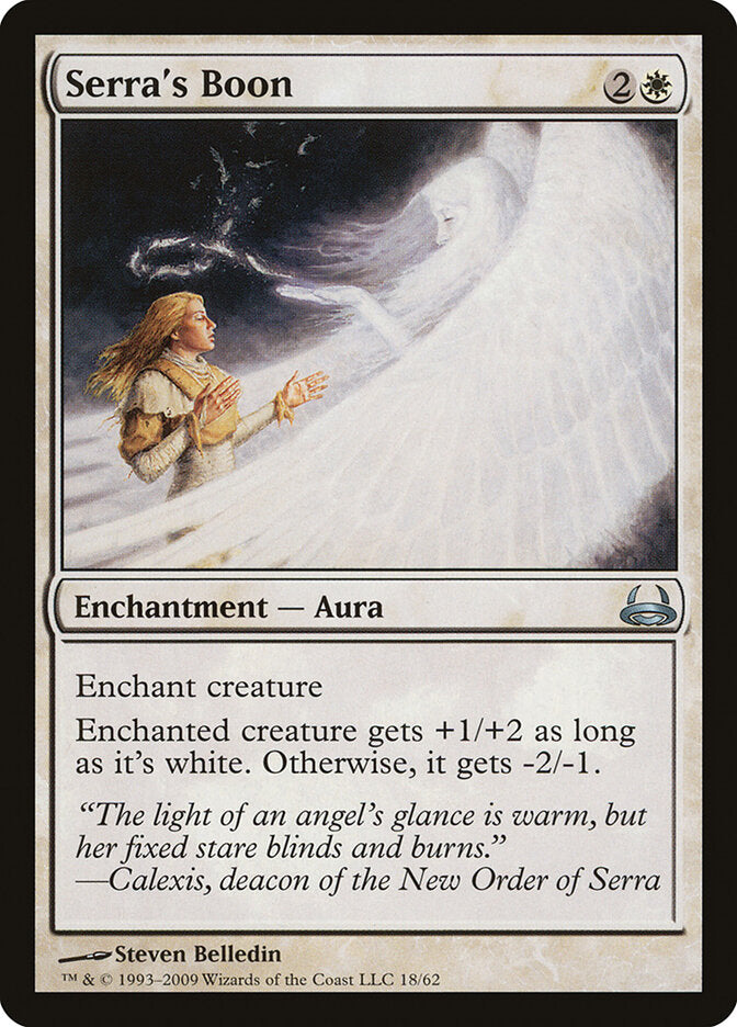 Serra's Boon (18) - Duel Decks: Divine vs. Demonic (DDC)