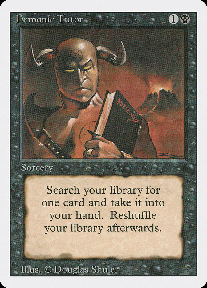 Demonic Tutor (105) - Revised Edition (3ED)