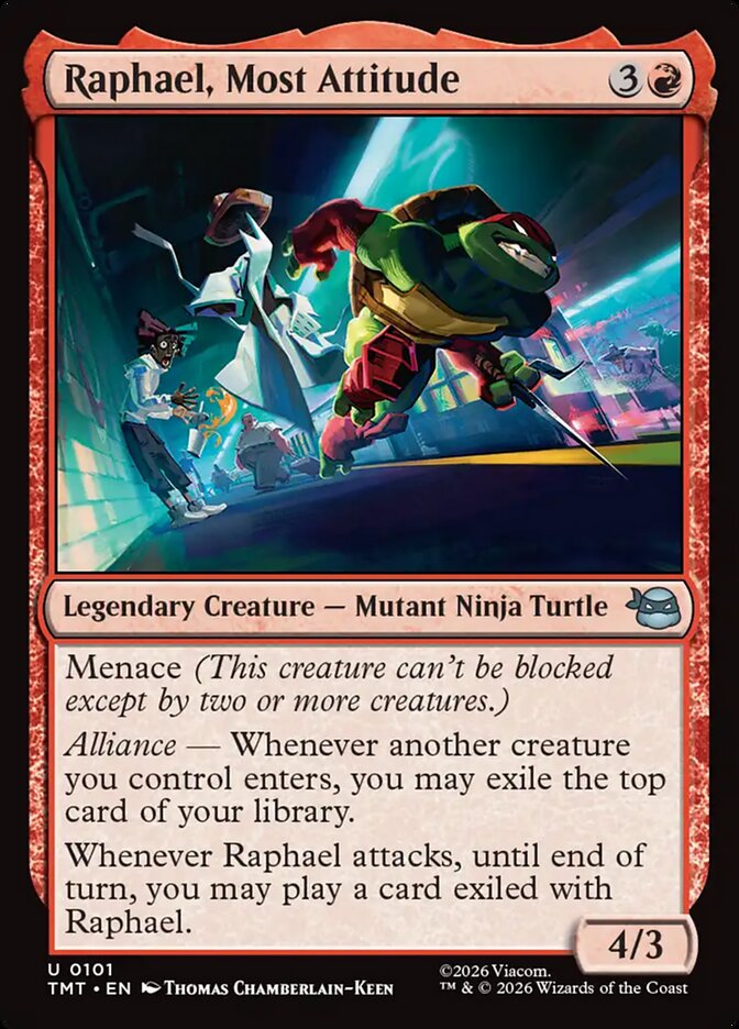 Raphael, Most Attitude (101) - Teenage Mutant Ninja Turtles (TMT)