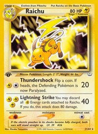 Raichu (21) - Neo Revelation (N3)
