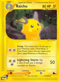 Raichu (27) - Skyridge (SK)
