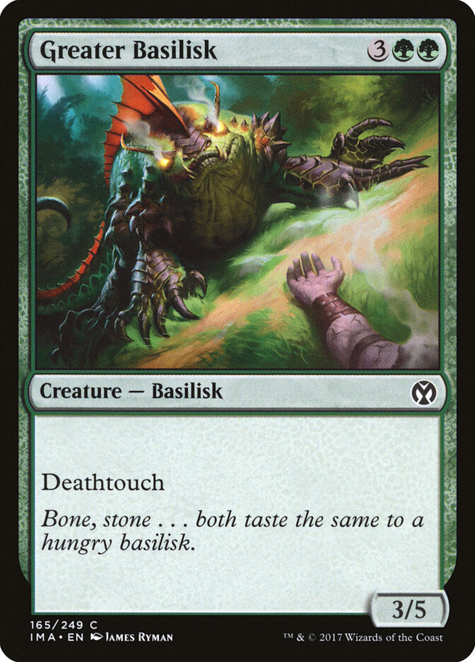 Greater Basilisk (165) - Iconic Masters (IMA)