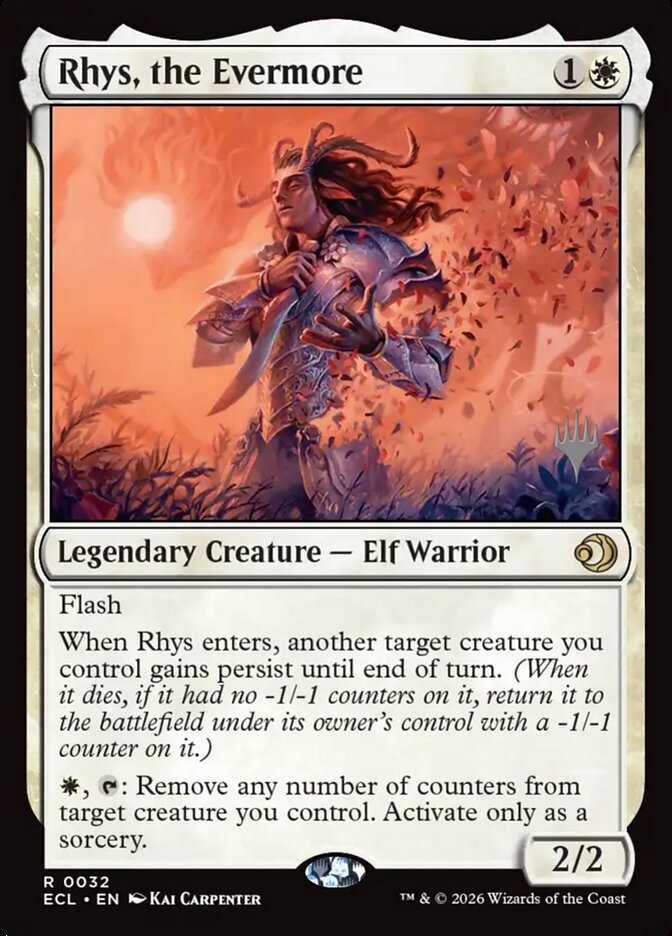 Rhys, the Evermore (32p) - Lorwyn Eclipsed Promos (PECL)