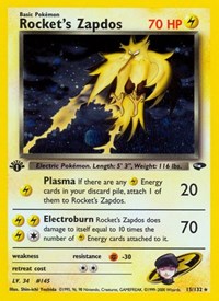 Rockets Zapdos (15) - Gym Challenge (G2)