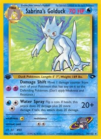 Sabrinas Golduck (30) - Gym Challenge (G2)