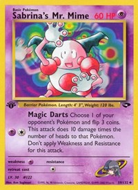 Sabrinas Mr Mime (59) - Gym Challenge (G2)