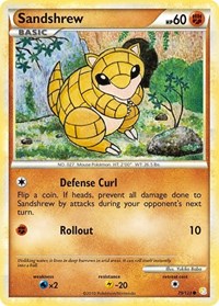 Sandshrew (79) - HeartGold SoulSilver (HS)