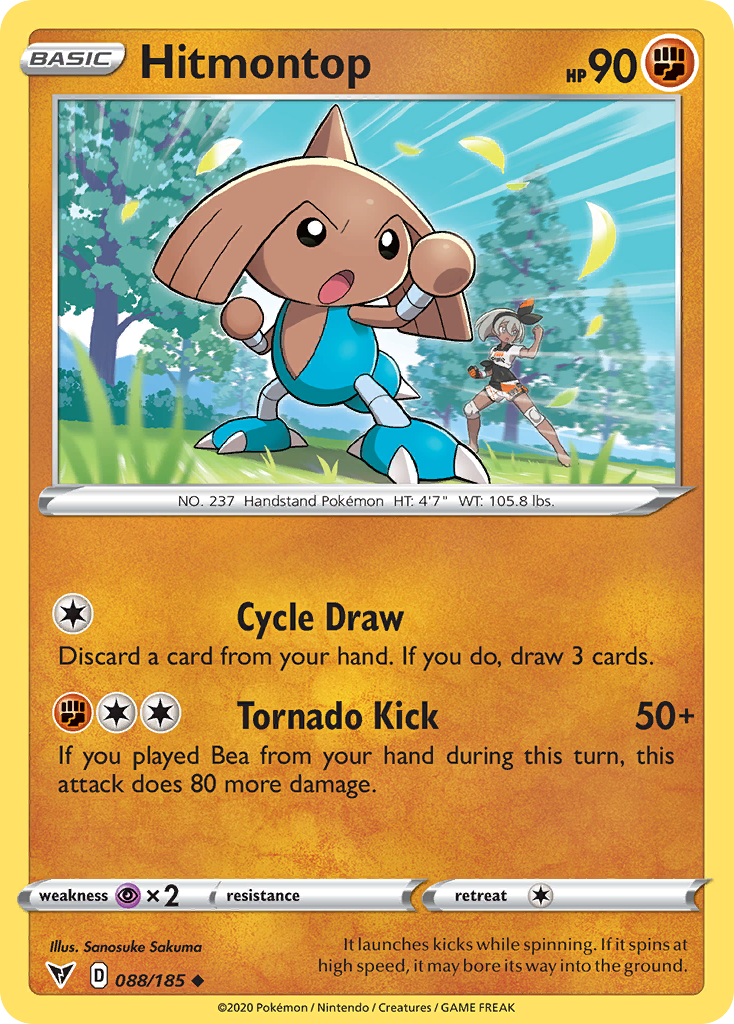 Hitmontop (88/185) - Vivid Voltage (VIV)