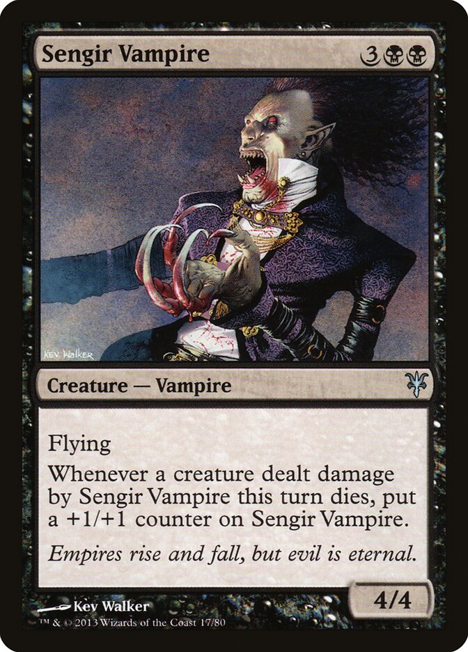 Sengir Vampire (17) - Duel Decks: Sorin vs. Tibalt (DDK)