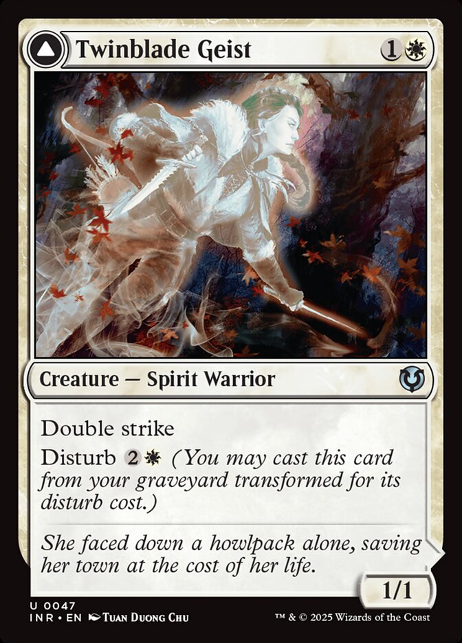 Twinblade Geist // Twinblade Invocation - Innistrad Remastered (INR)