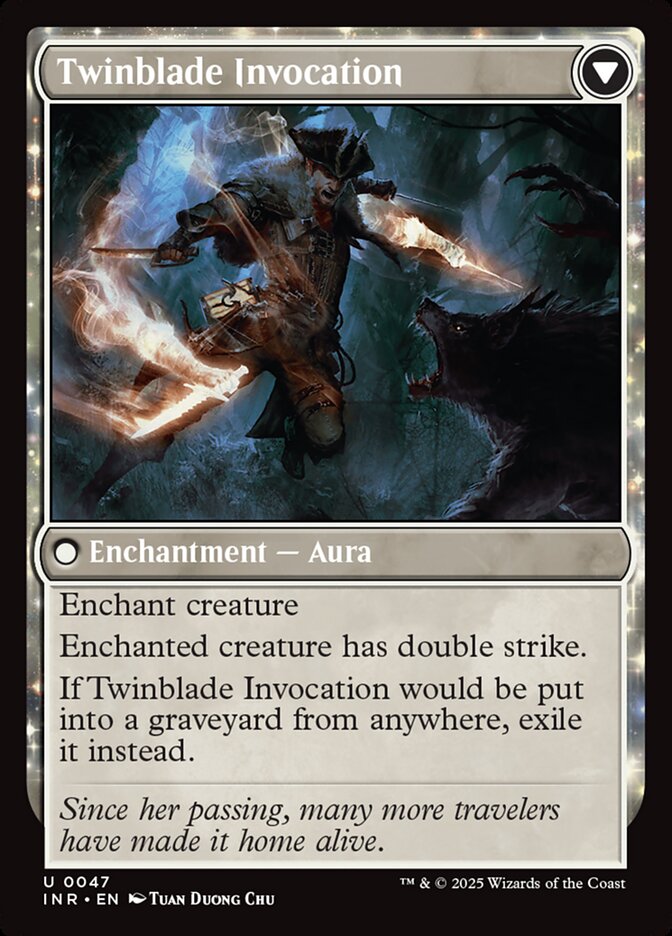 Twinblade Geist // Twinblade Invocation (47) - Innistrad Remastered (INR)