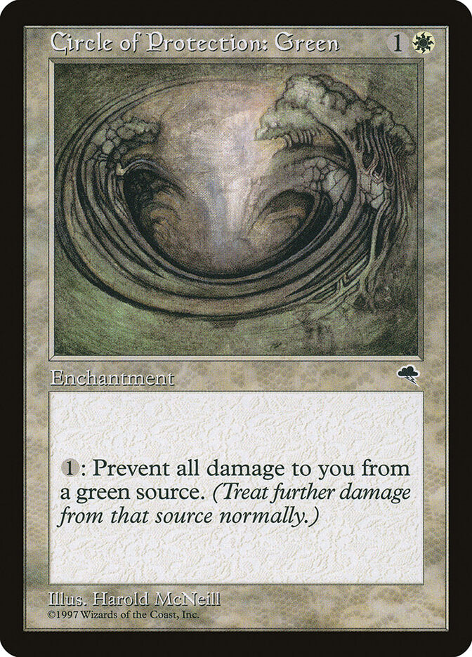 Circle of Protection: Green (10) - Tempest (TMP)
