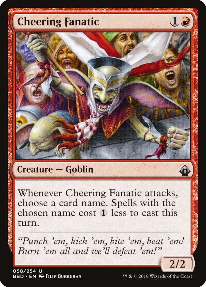 Cheering Fanatic (58) - Battlebond (BBD)