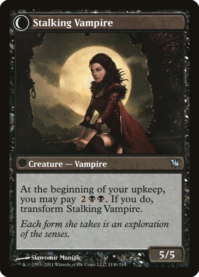 Screeching Bat // Stalking Vampire (114) - Innistrad (ISD)