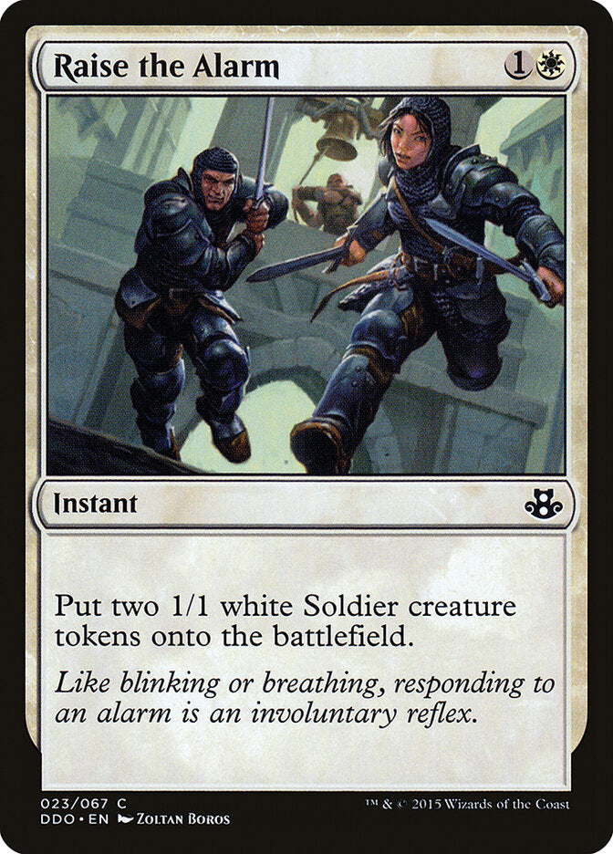 Raise the Alarm (23) - Duel Decks: Elspeth vs. Kiora (DDO)