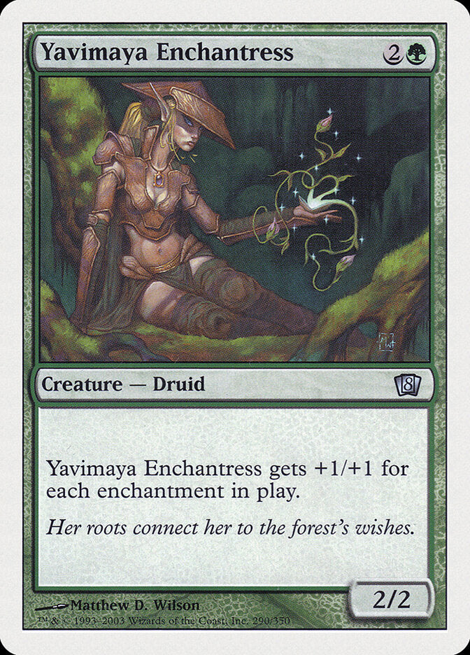 Yavimaya Enchantress (290) - Eighth Edition (8ED)