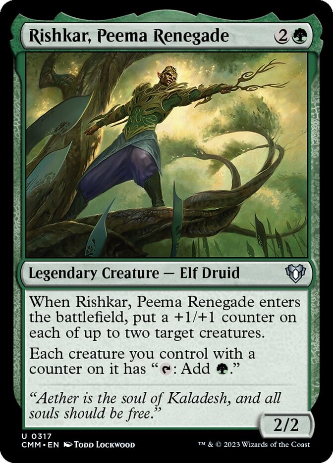 Rishkar, Peema Renegade (317) - Commander Masters (CMM)