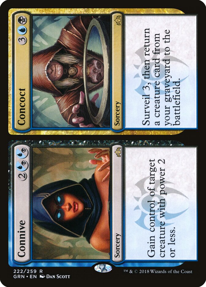 Connive // Concoct (222) - Guilds of Ravnica (GRN)