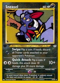Sneasel (24) - Neo Revelation (N3)