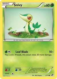 Snivy (2) - Black and White (BLW)