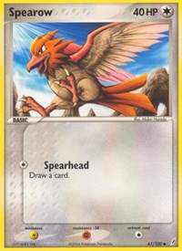 Spearow (61) - EX Crystal Guardians (CG)