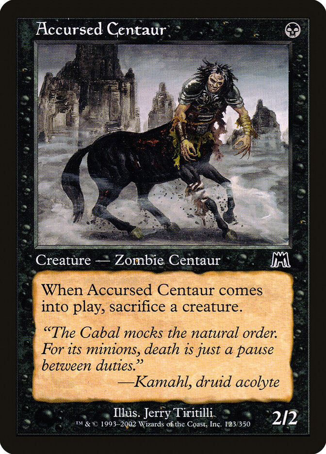 Accursed Centaur (123) - Onslaught (ONS)