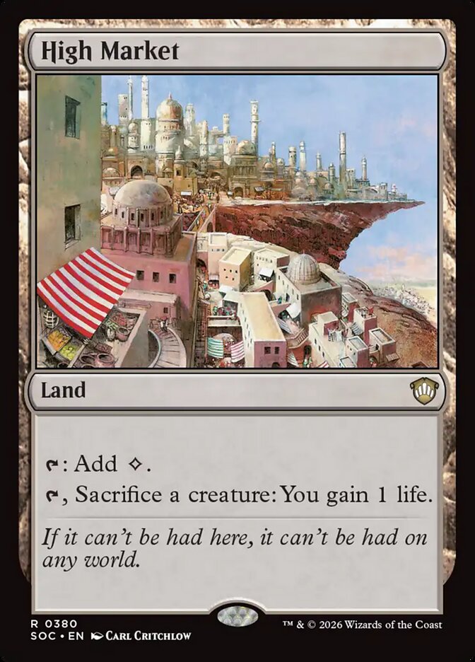 High Market (380) - Secrets of Strixhaven Commander (SOC)