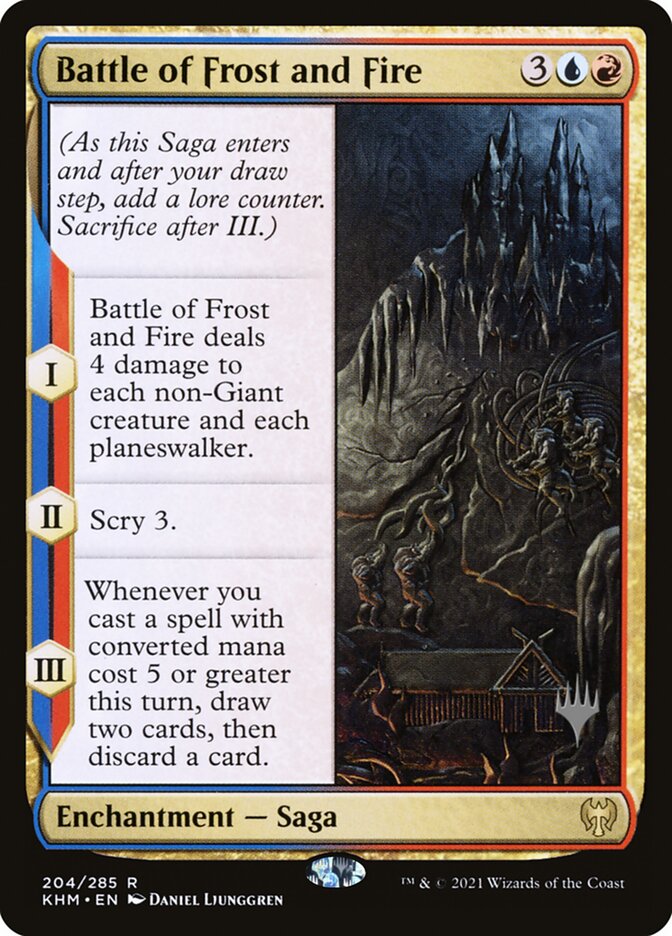 Battle of Frost and Fire (204p) - Kaldheim Promos (PKHM)