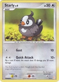 Starly (7) - DP Trainer Kit: Manaphy & Lucario (PR)