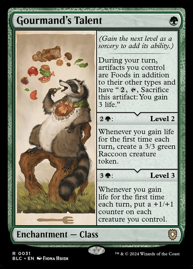 Gourmand's Talent (31) - Bloomburrow Commander (BLC)