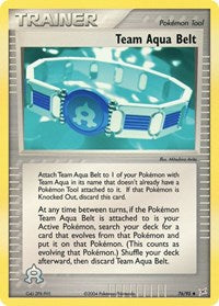 Team Aqua Belt (76) - EX Team Magma vs Team Aqua (MA)