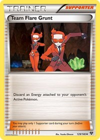 Team Flare Grunt (129) - XY Base Set (XY)