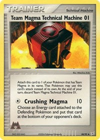 Team Magma Technical Machine 01 (84) - EX Team Magma vs Team Aqua (MA)