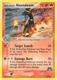 Team Magmas Houndoom (34) - EX Team Magma vs Team Aqua (MA)