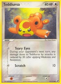 Teddiursa (77) - EX Unseen Forces (UF)