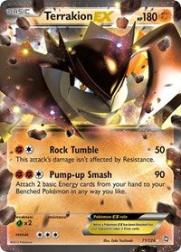 Terrakion EX (71) - Dragons Exalted (DRX)