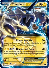 Thundurus EX Team Plasma (38) - Plasma Freeze (PLF)