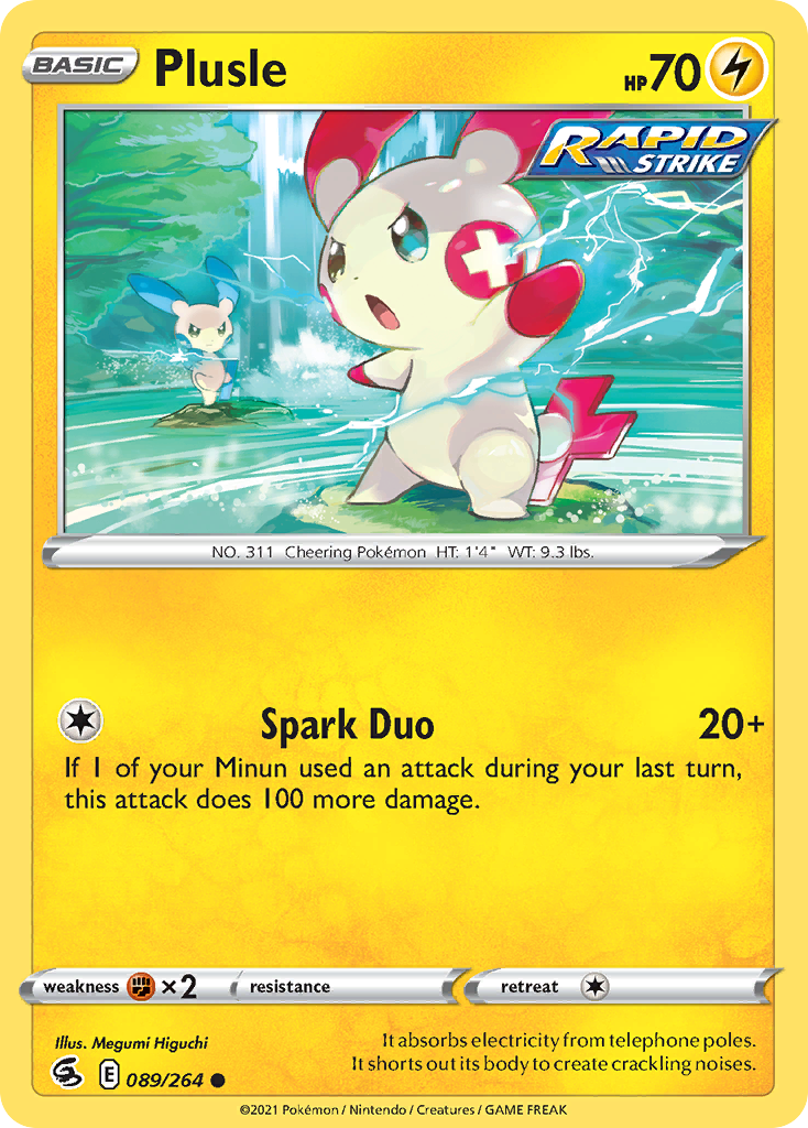 Plusle (89/264) - Fusion Strike (FST)