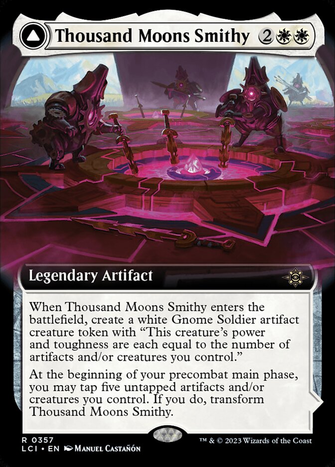 Thousand Moons Smithy // Barracks of the Thousand (357) - The Lost Caverns of Ixalan (LCI)