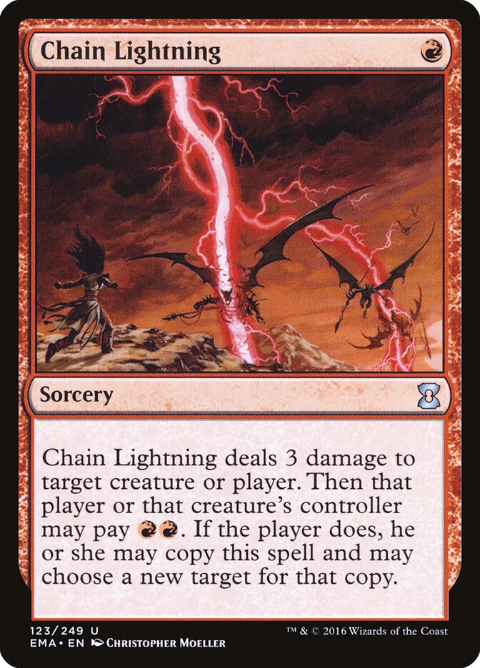 Chain Lightning (123) - Eternal Masters (EMA)