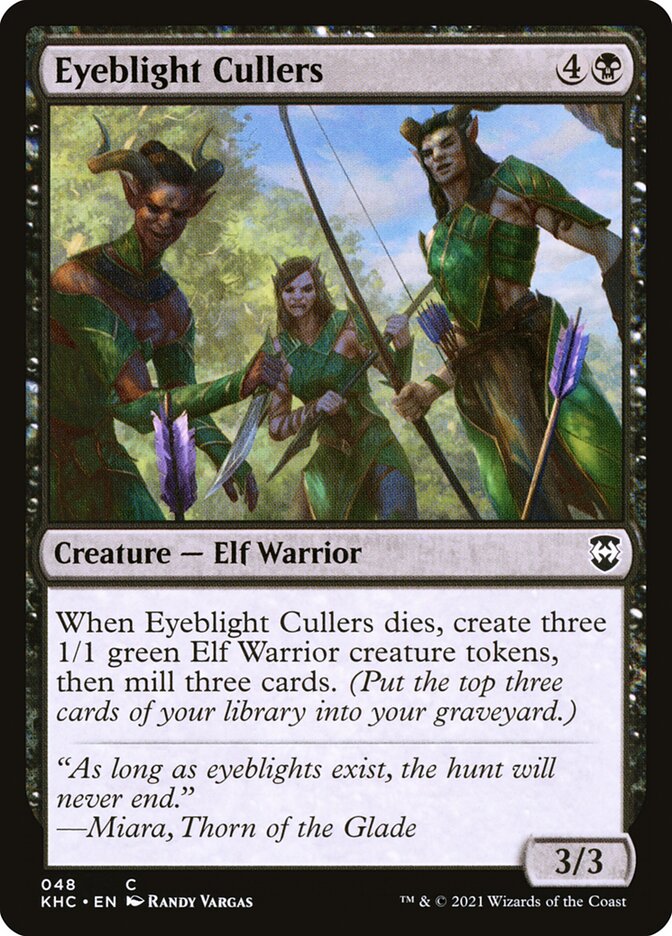 Eyeblight Cullers (48) - Kaldheim Commander (KHC)