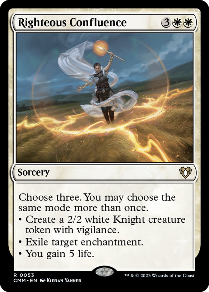 Righteous Confluence (53) - Commander Masters (CMM)